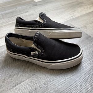 VANS Classic Slip On Shoes Black White 7 Women’s Used